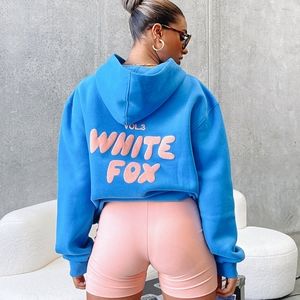 White Fox Offstage Azure Hoodie NWT S/M